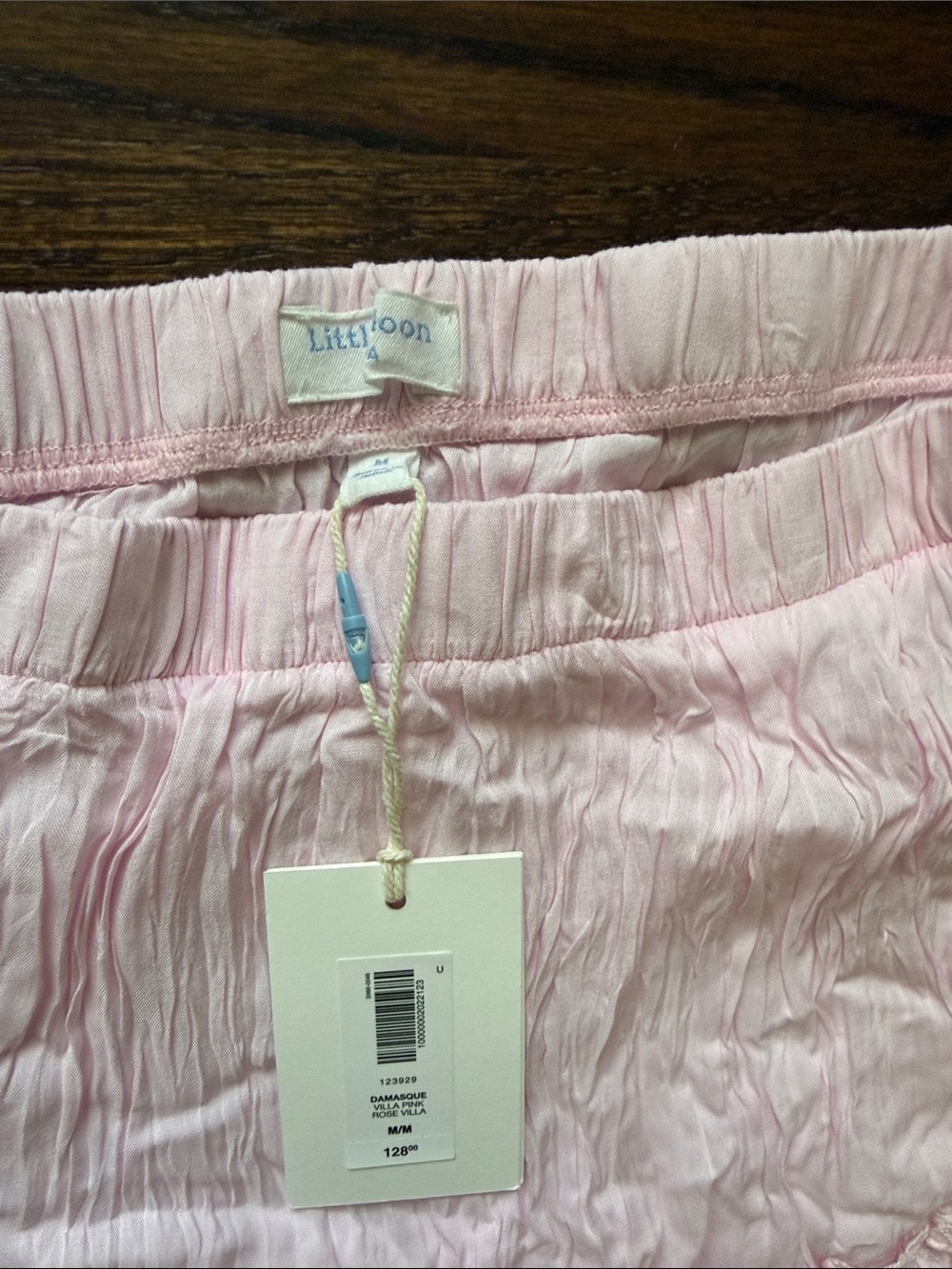 Aritzia Little Moon Baby Pink Crinkle Skirt - Picture 2 of 5